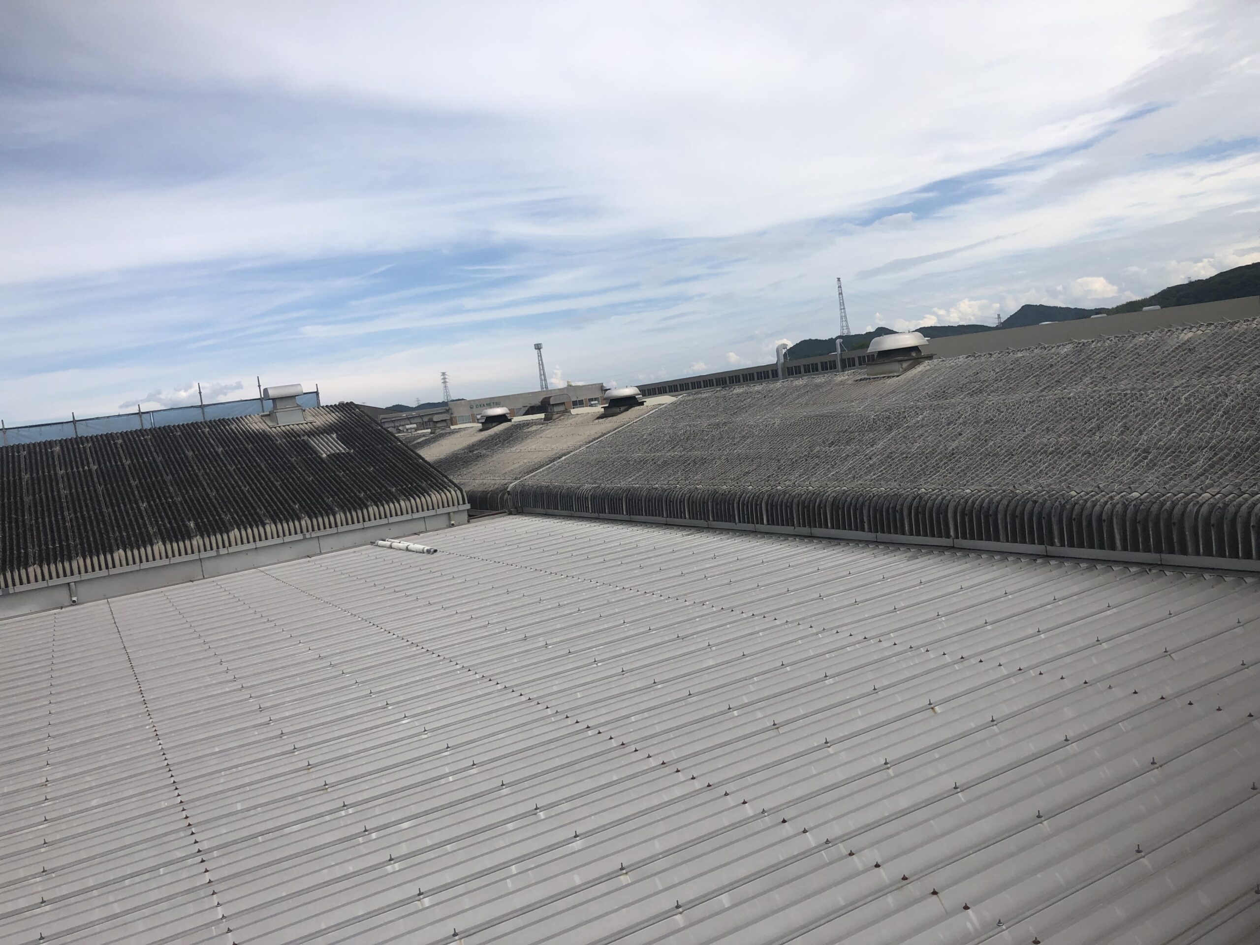 スレート屋根カバー工法