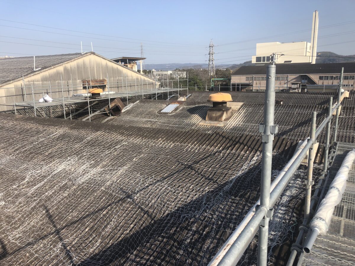 スレート屋根　工事