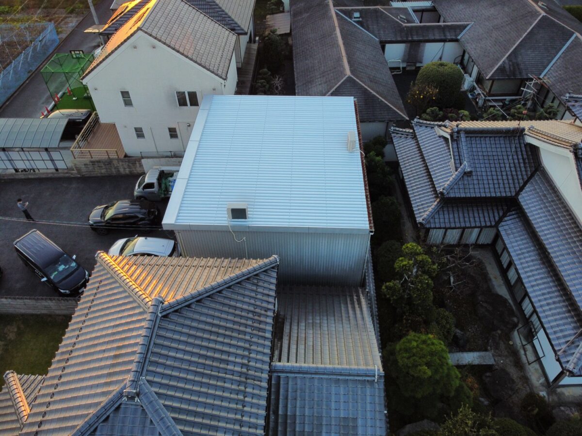 カバー工事済屋根