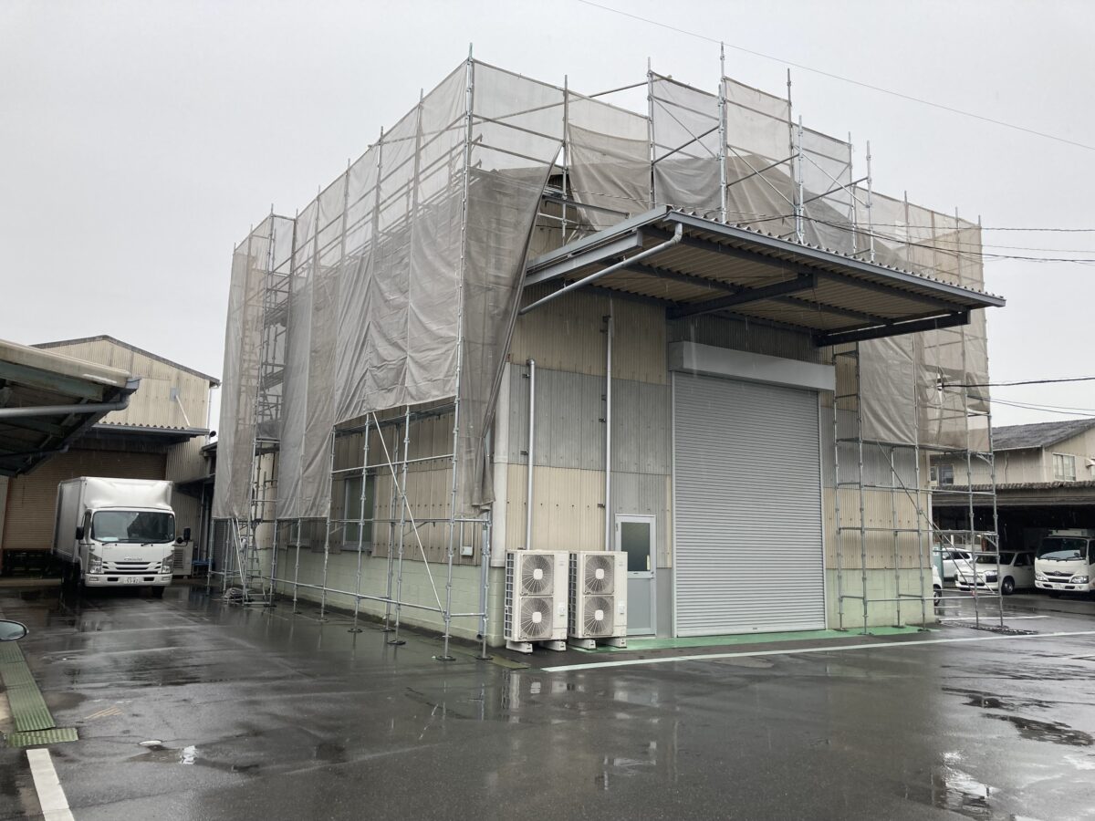 仮設足場写真　西側