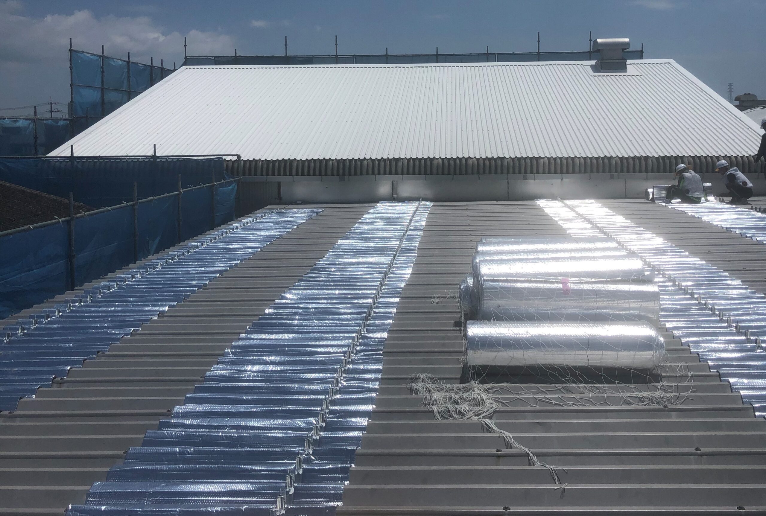 遮熱工事　屋根　工場