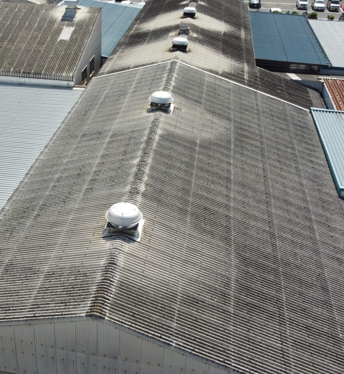 工場　屋根　経年劣化