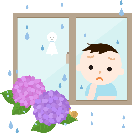 雨　困る