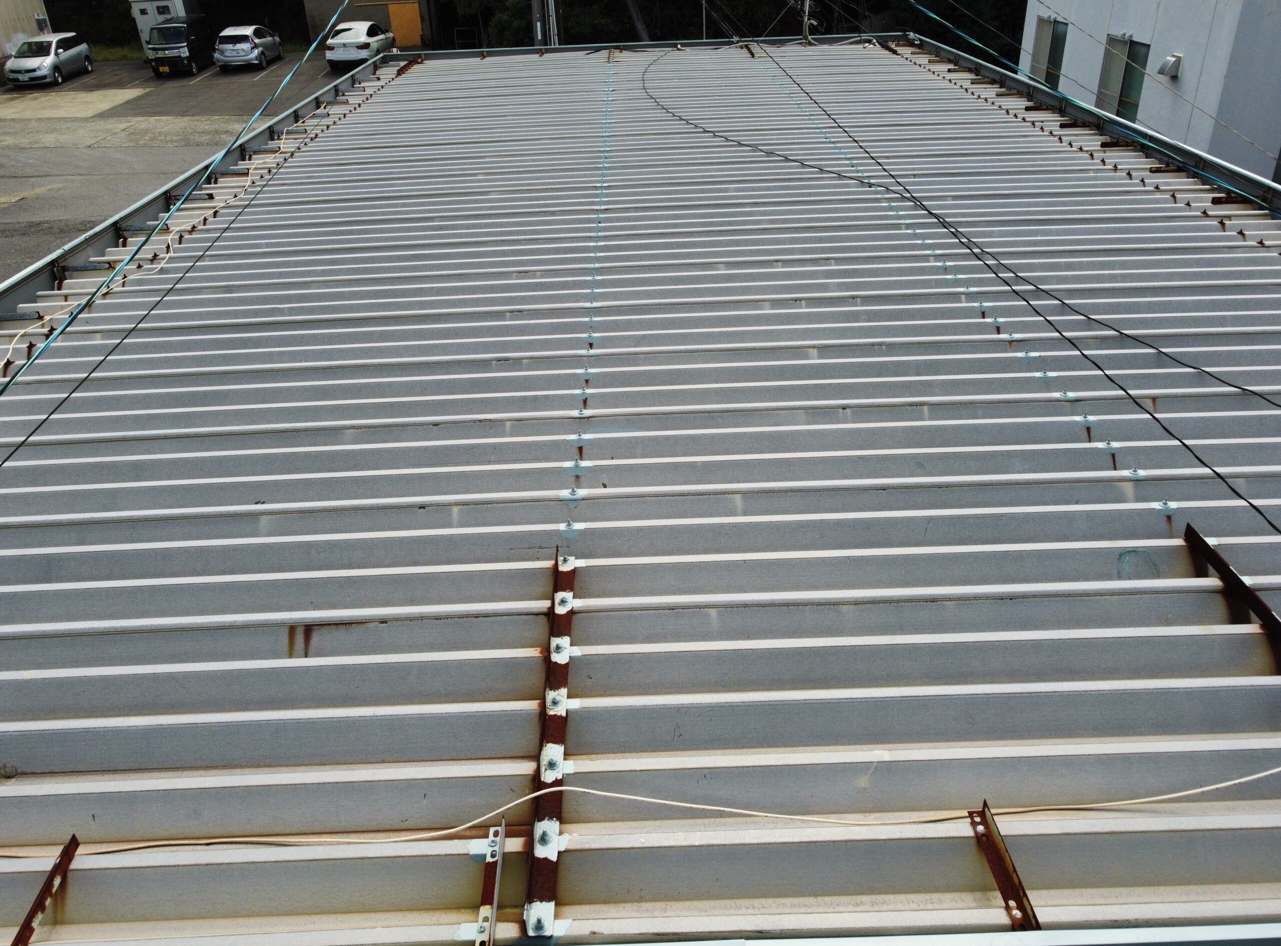 コーアディーゼル岡山工場　屋根