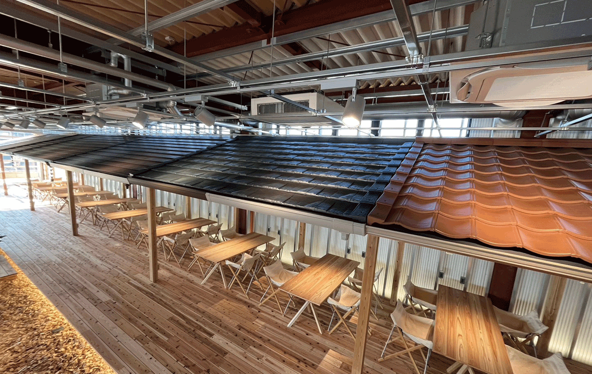 ひとやね-屋内屋根展示