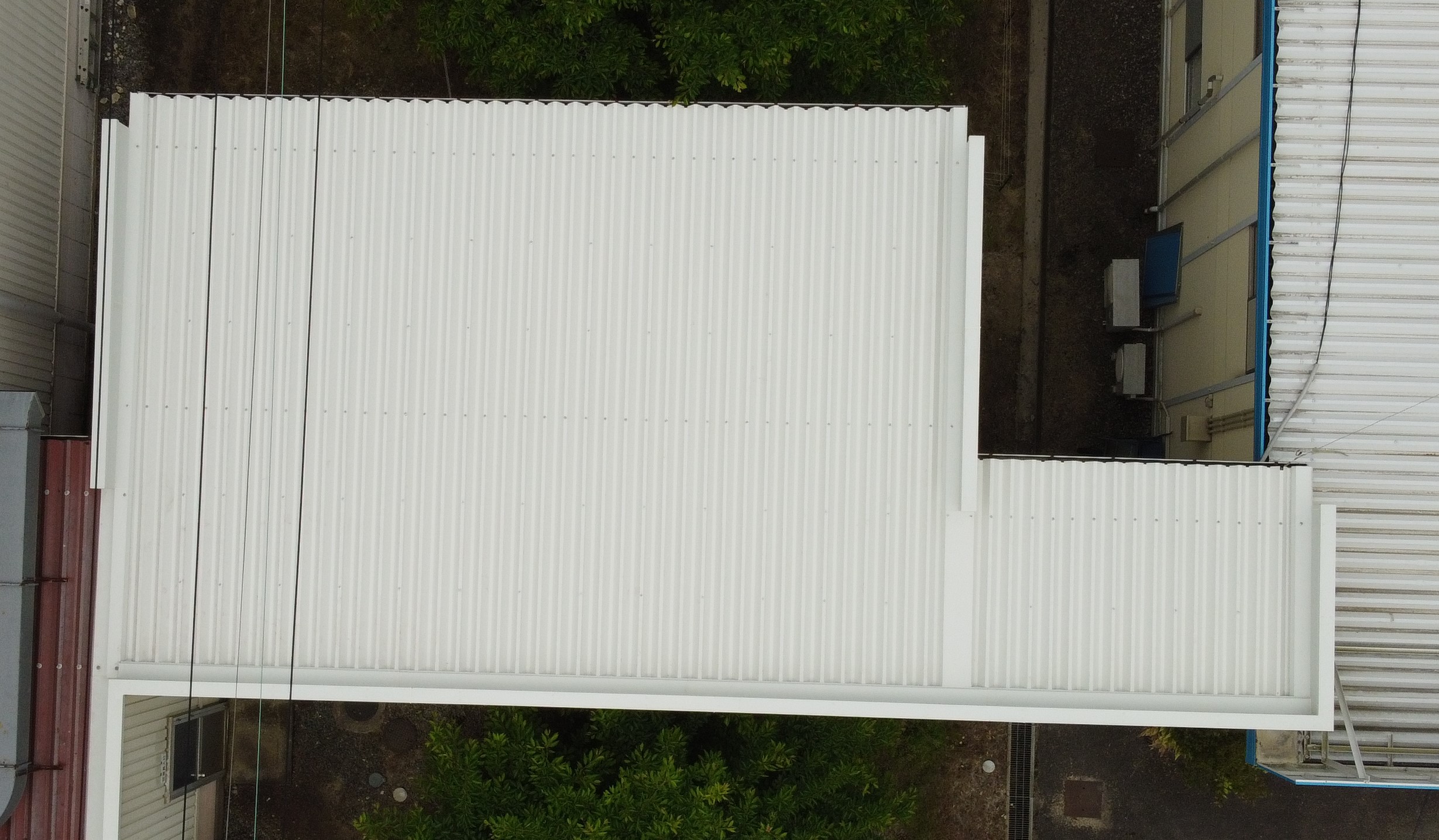 NTN備前製作所　渡り廊下　完了