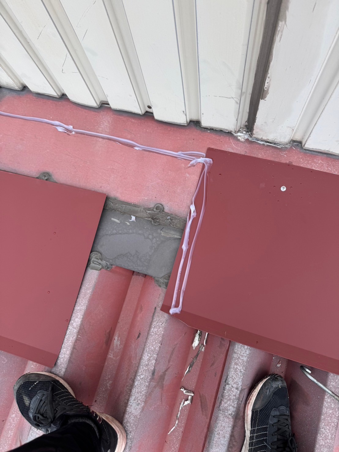 NTN備前製作所　工場側水切り