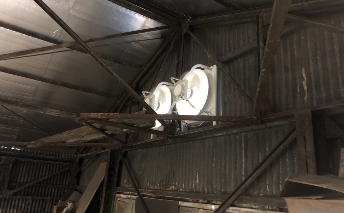 取付完了　内側