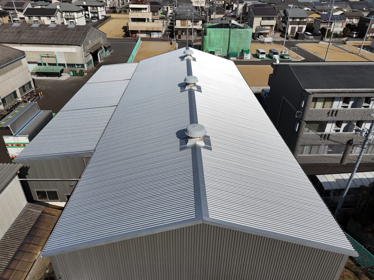 植田板金店　遮熱やさん　カバー工事　シャネリア