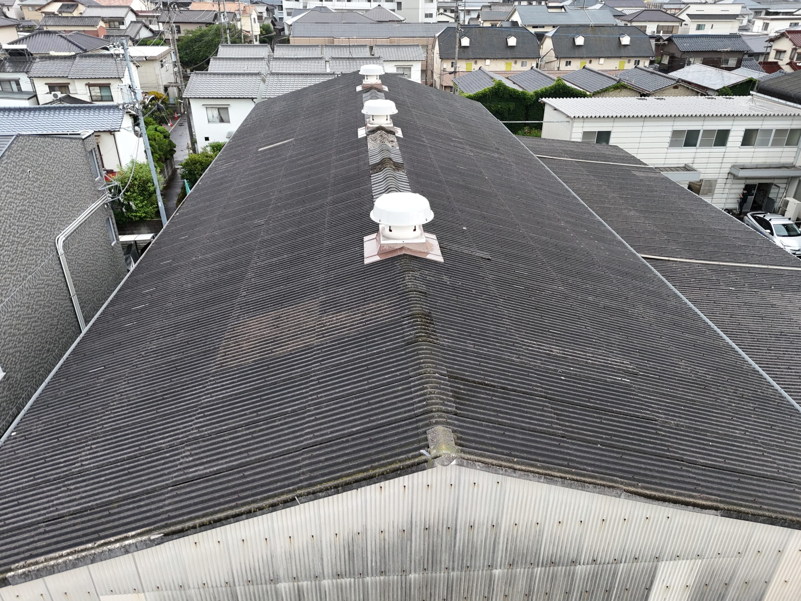 植田板金店　遮熱やさん　カバー工事