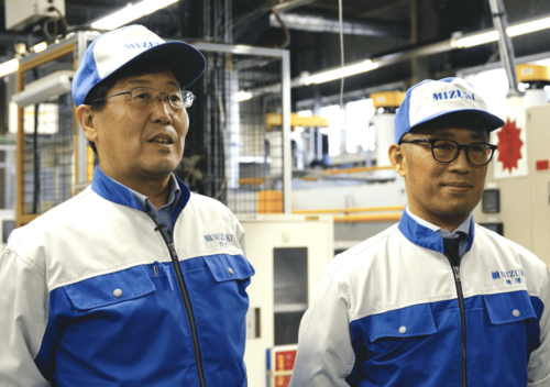 滝澤社長と川口執行役員